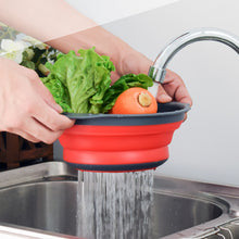 Load image into Gallery viewer, Silicone Folding Drain Basket Kitchen Accessories