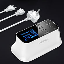 Load image into Gallery viewer, Universal 8 Port Smart USB Charger Adapter Station Hub