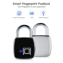 Load image into Gallery viewer, USB Rechargeable Smart Keyless Fingerprint Lock