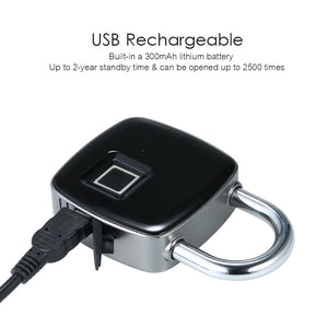 USB Rechargeable Smart Keyless Fingerprint Lock